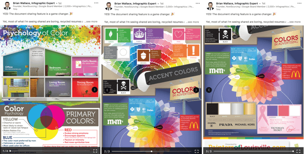 Sådan deler du dokumenter i dine LinkedIn-stillinger: Marketingtips: Social Media Examiner
