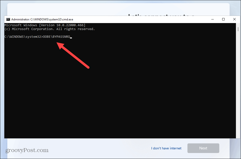 Installer Windows 11 uden en internetforbindelse