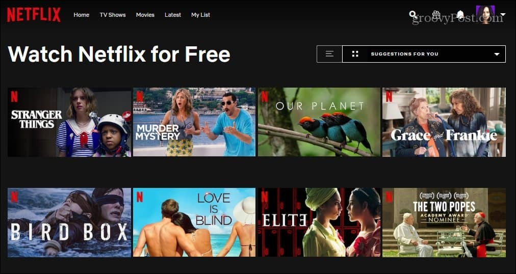 Netflix gratis