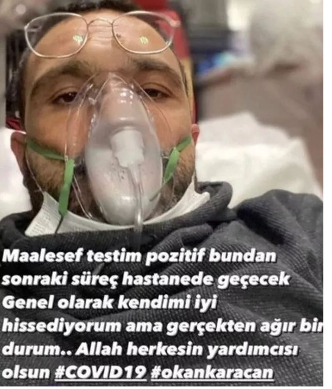 Der er nyheder fra Okan Karacan, der fangede coronavirus! I tårer på hospitalet ...