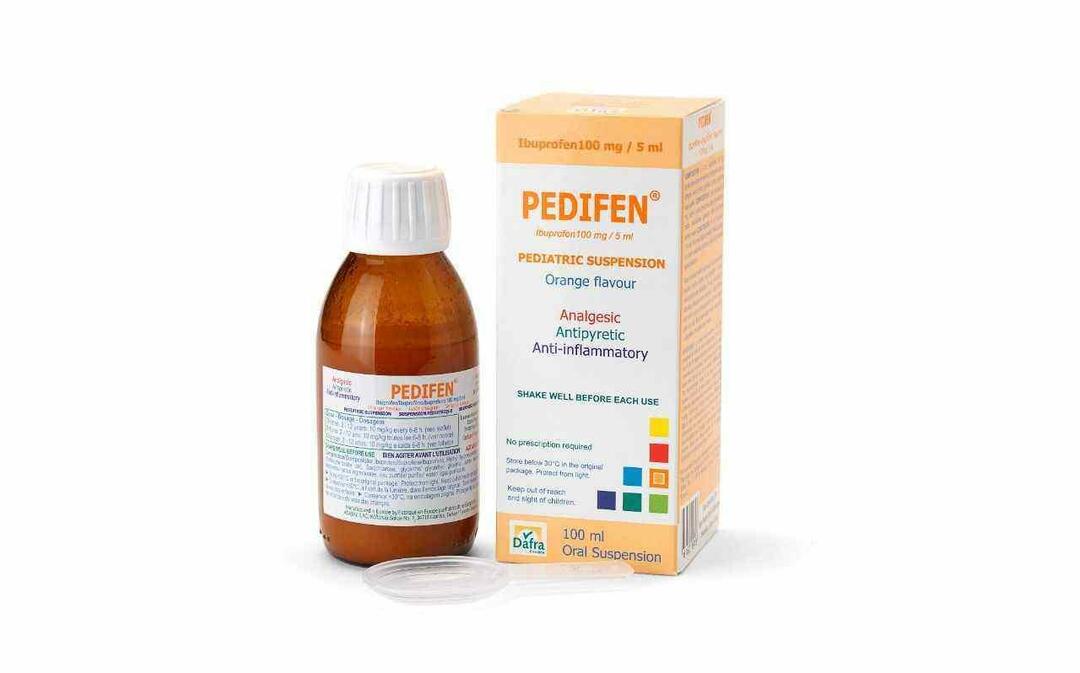 Hvad er Pedifen sirup, hvad bruges det til? Pedifen sirup 2023 pris