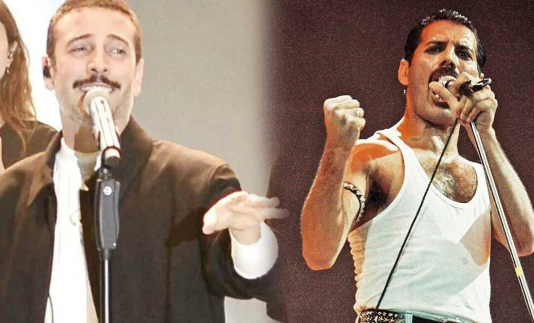 Billedændring fra Oğuzhan Koç! Hun blev gift i Freddie Mercury-stil