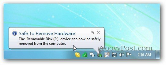 Sikker fjernelse af hardware