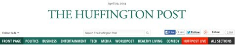 huffington-postens overskrift