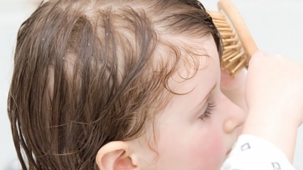 Flassebehandling af hår hos børn