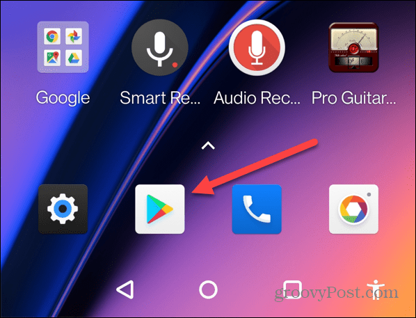 Google Play Butik finder apps, der optager plads på Android