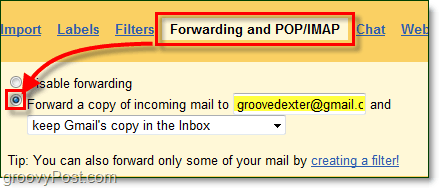 videresende mail fra din permanente proxy-spamboks til din rigtige e-mail-adresse uden at risikere dit privatliv.