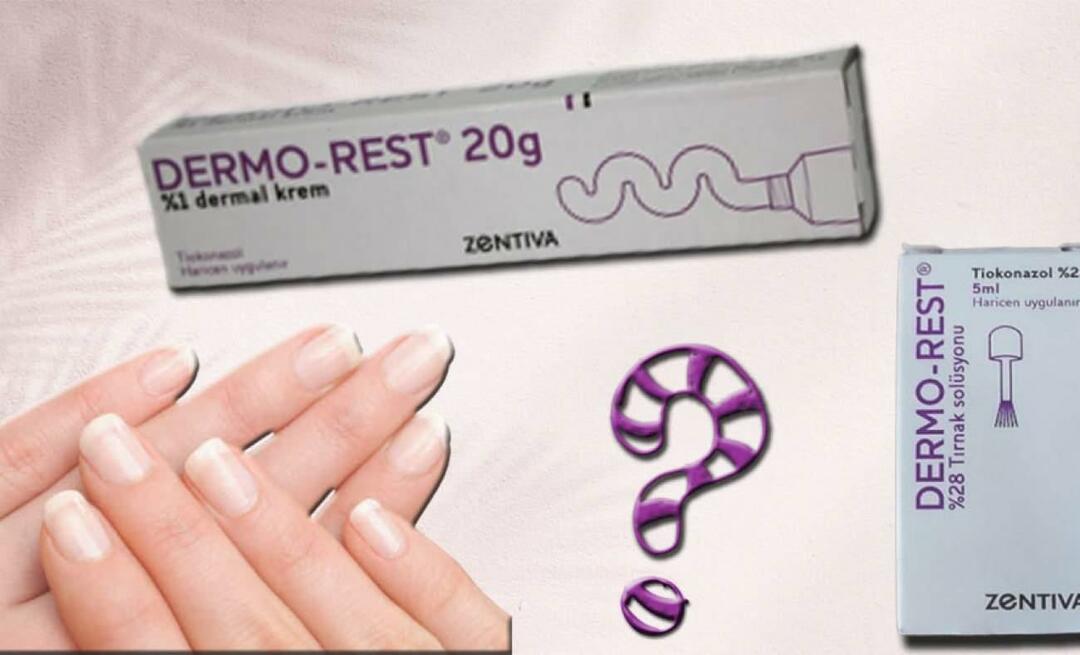Hvad er dermo-rest creme, hvad gør det? Hvad er bivirkningerne? Brug af dermo-rest!