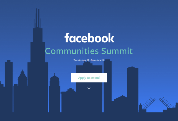 Facebook er vært for det første nogensinde Facebook Communities Summit den 22. og 23. juni i Chicago.