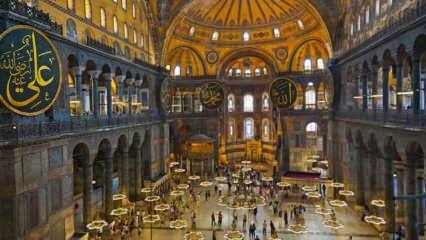 Det var første gang i Hagia Sophias historie! Azan-lyde er trøstet i moskeen efter 89 år