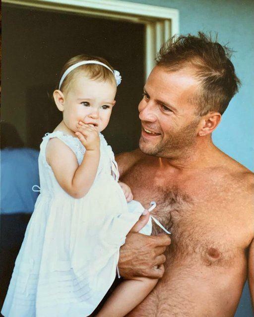 Bruce Willis og hans datter Rumer Willis