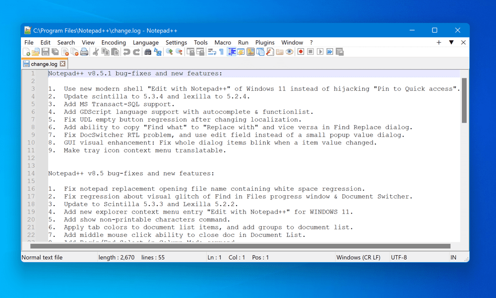Sådan gør du Notepad++ til standardteksteditor i Windows 11