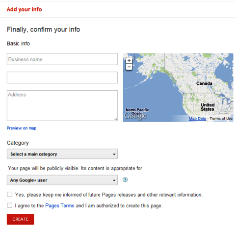 Google+ sider - Lokale virksomheder og steder