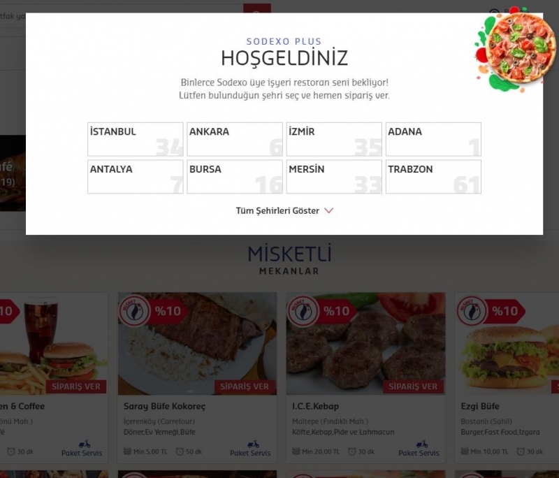 Websteder, hvor mad kan bestilles online