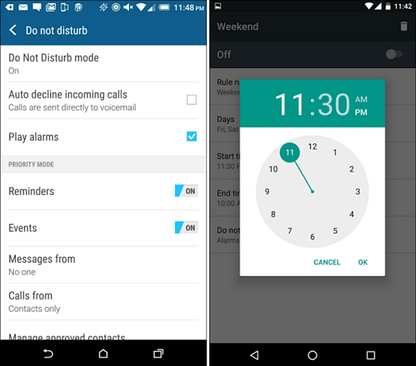 Android-tip: Tænd, og planlæg ikke forstyrr