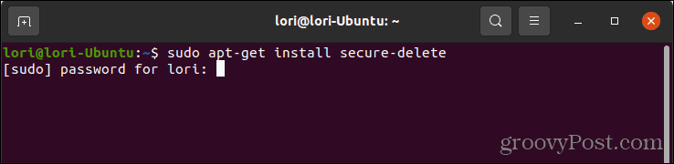 Installer sikker-slet i Linux