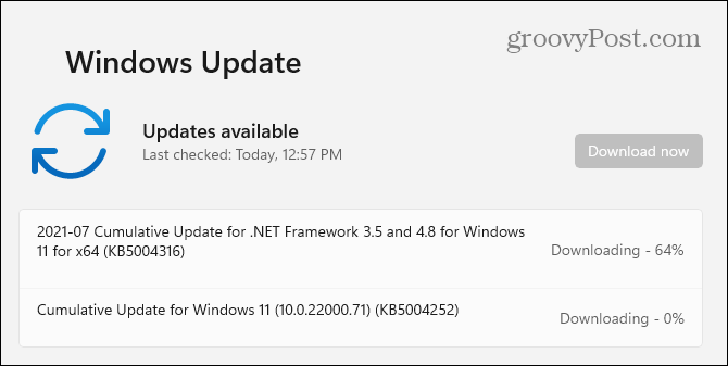 Windows 11-opdatering