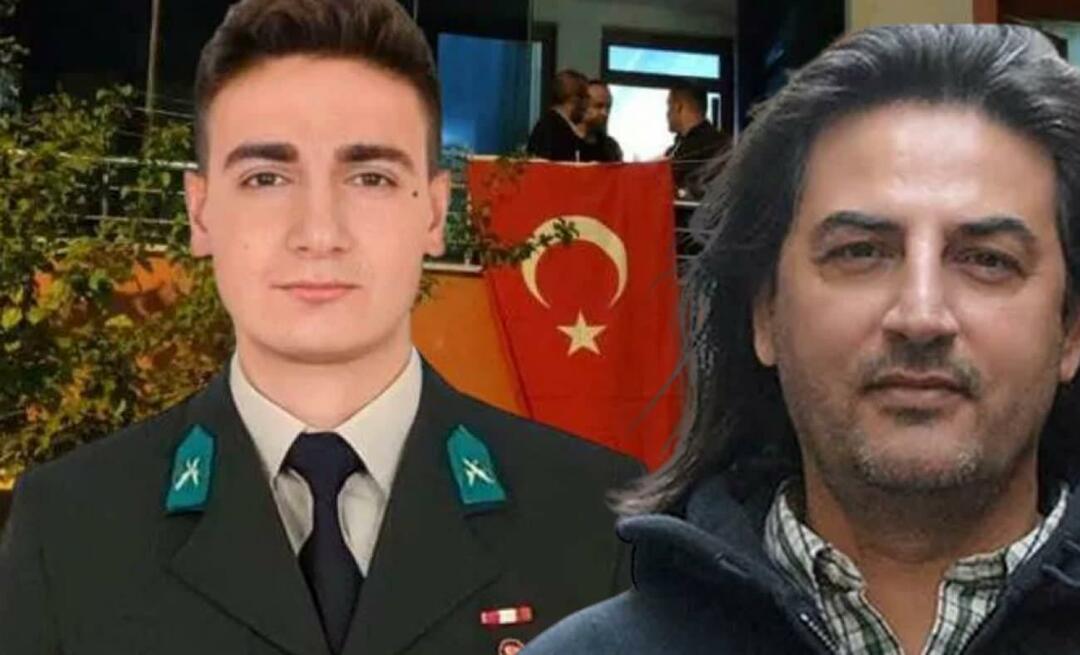 Martyr Yusuf Ataş bragte ild til hjerterne! Sangeren Çelik hævdede martyrens sidste ønske