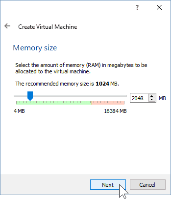 03 Bestem RAM-størrelse (Windows 10-installation)