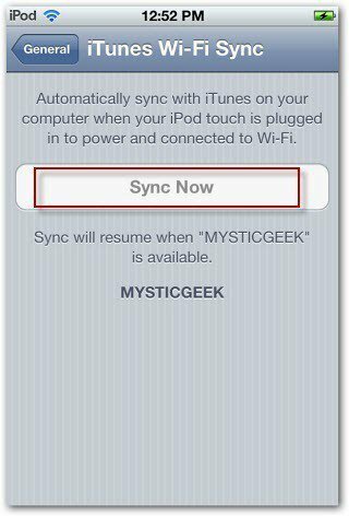 itunes synkronisering