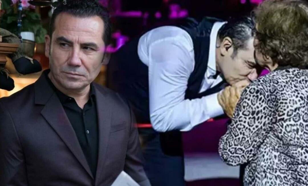 Ferhat Göçer blev værdsat for hans handling! Han kyssede sin mors hånd på scenen