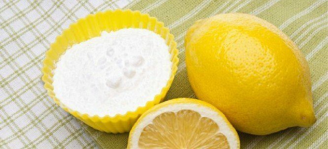 Citron og bagepulver
