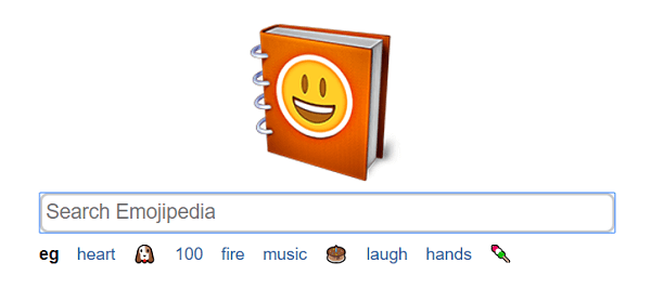 Emojipedia er en søgemaskine til emojis.