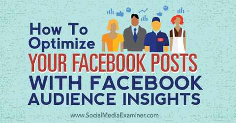 optimer dine Facebook-indlæg med publikumsindsigt