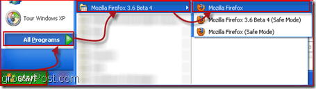 Åbning af Firefox