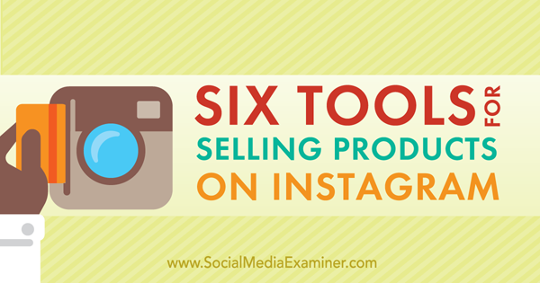 værktøjer til salg på instagram