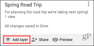Tilføj lag til din biltur i Google Maps