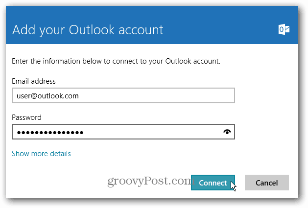 Sådan bruges POP-e-mail med Windows 8 Mail ved hjælp af Outlook.com