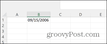 Excel-konverteret dato