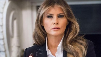 Melania, hustru til den amerikanske præsident Donald, er forarget!