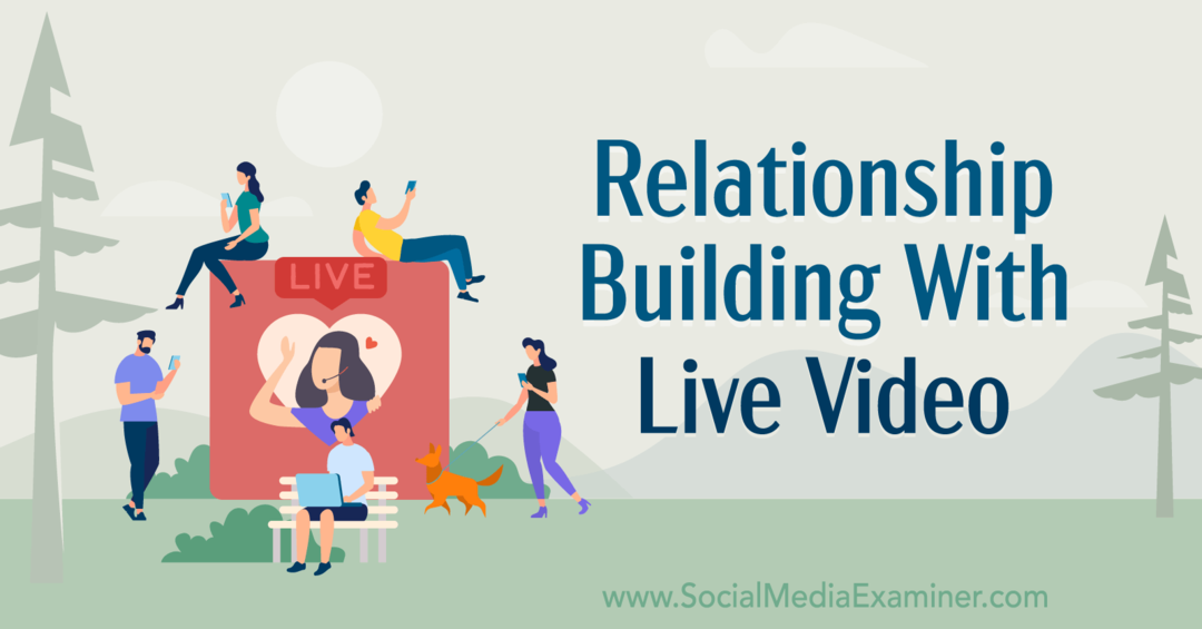 Relationsopbygning med livevideo med indsigt fra Melanie Dyann Howe på Social Media Marketing Podcast.