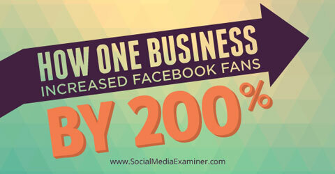 øge facebook-fans med 200%