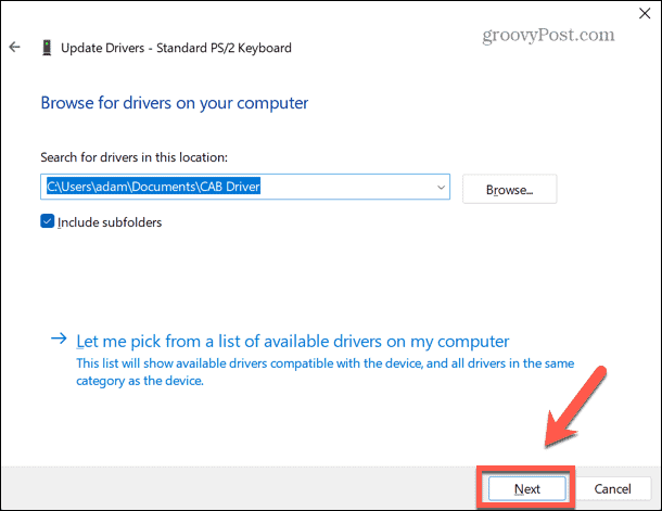 Windows 11 driver placering
