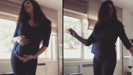 7-måneders gravid Azra Akın dansede sådan her