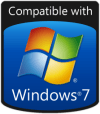 Windows 7 32 bit og 64 bit er kompatibelt i overensstemmelse hermed
