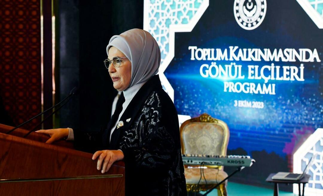 Emine Erdoğan er på programmet for frivillige ambassadører i samfundsudvikling!
