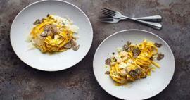 Proteinrig opskrift til dem, der ikke kan spise rødt kød! Hvordan laver man pasta med trøffelsauce?