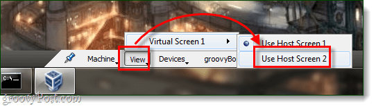 virtualbox nederste menu