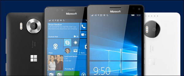 Microsoft lancerer også en Windows 10 Mobile Update History-side