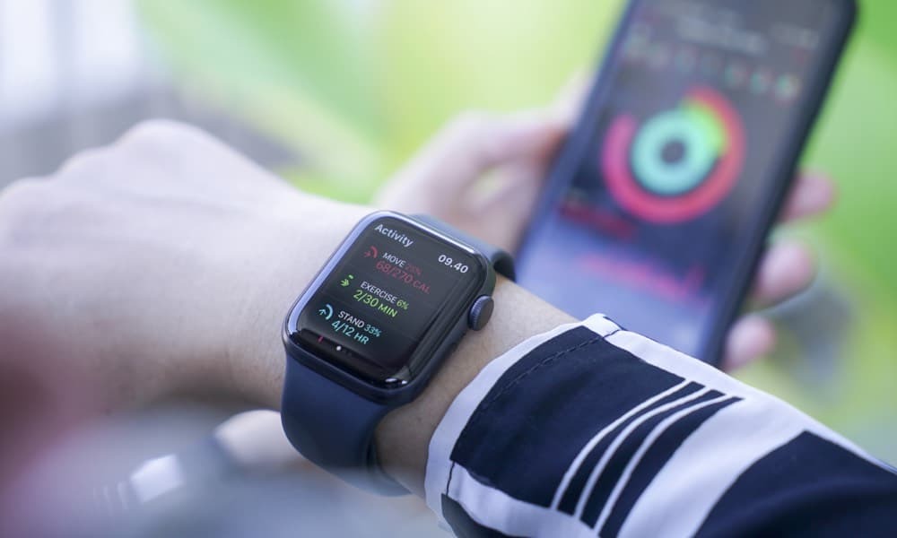 Apple watch fitness fremhævet