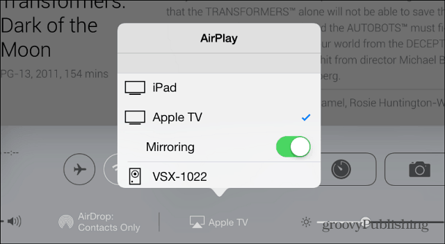 AirPlay spejling