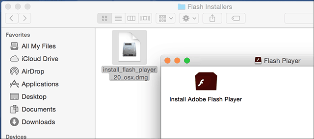 Installer Flash 1