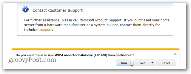Sådan føjes en Windows 7-klient-pc til Windows Home Server [version 1]