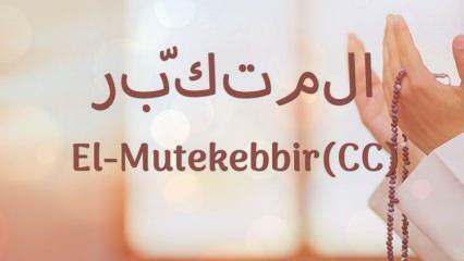 Hvad betyder al-Mutakabbir? Al Mutakabbir