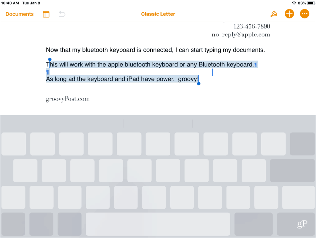Seks væsentlige tip til tastatur til din iPhone eller iPad