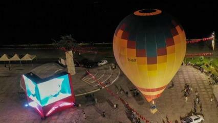 Ephesus Cultural Road Festival fortsætter: Balloner bragt fra Nevşehir